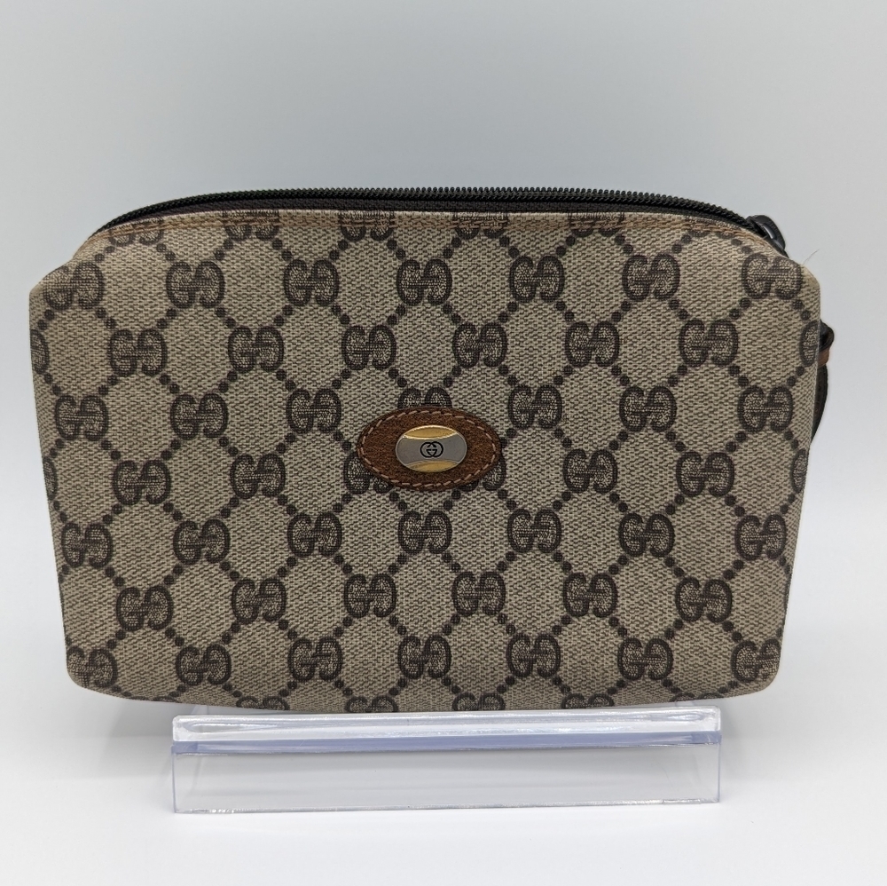 Vintage Gucci Zip Pouch Bag